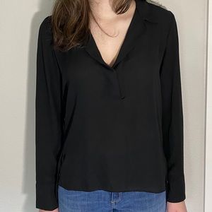 Harlowe and Graham blouse in black